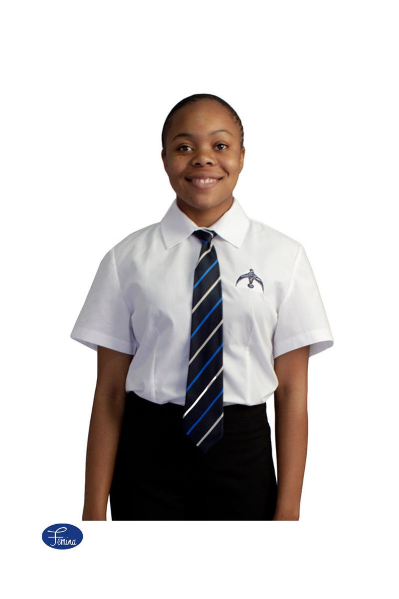 Falcon Girls White Formal Blouse – Femina Garments Zimbabwe