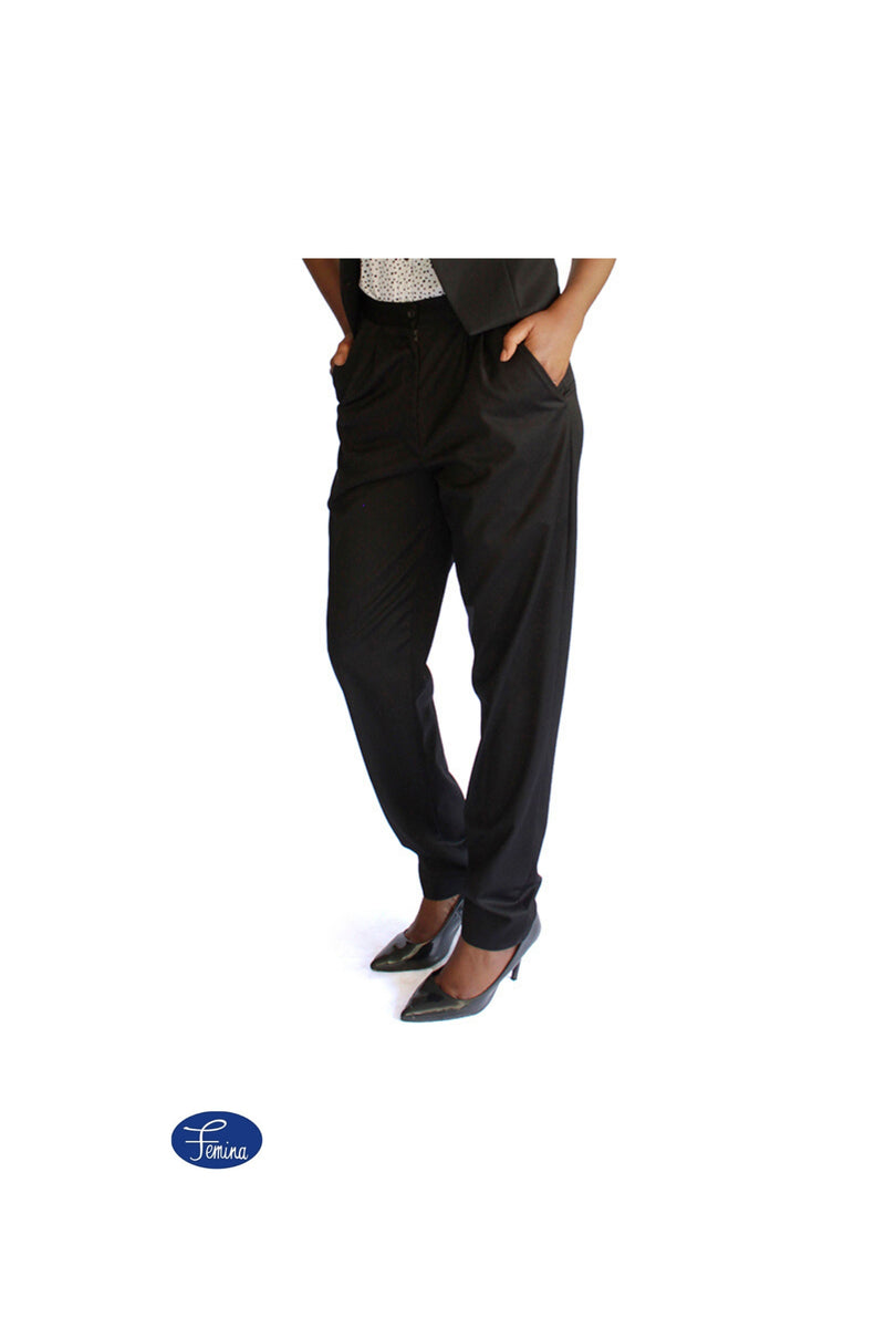 Vuyo Black Slacks 1334 Femina Garments Zimbabwe