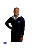 Dominican Convent Jersey Navy V-neck with White Stripes and Badge