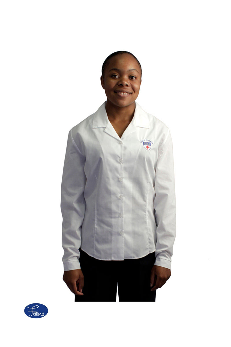 Falcon Girls White Formal Blouse – Femina Garments Zimbabwe