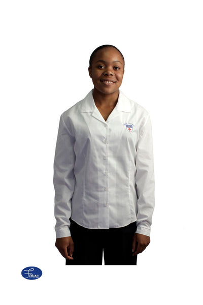 Girls College Long-Sleeved White Blouse (6th Form)