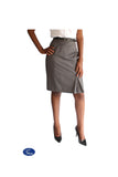 Tino - Grey Kick Pleat Skirt - 1485