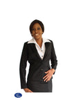 Rudo - Black Ladies Jacket - Two Button - Classic Fit - Style 1365