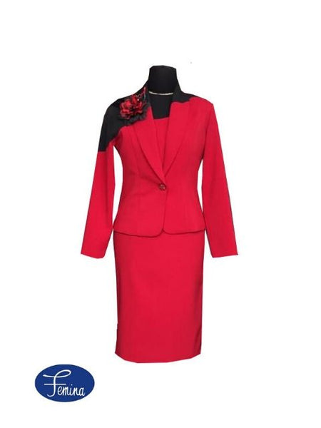 Red Wave Suit - 1522