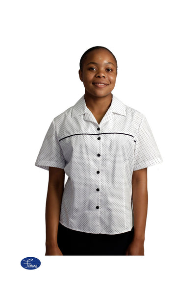 Dominican Convent High Short Sleeve Dot Blouse (6th Form)