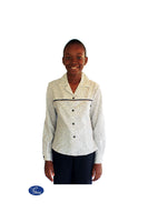 Dominican Convent High Long Sleeve Flower Blouse