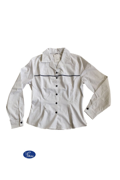 Dominican Convent High Long Sleeve Dot Blouse (6th Form)