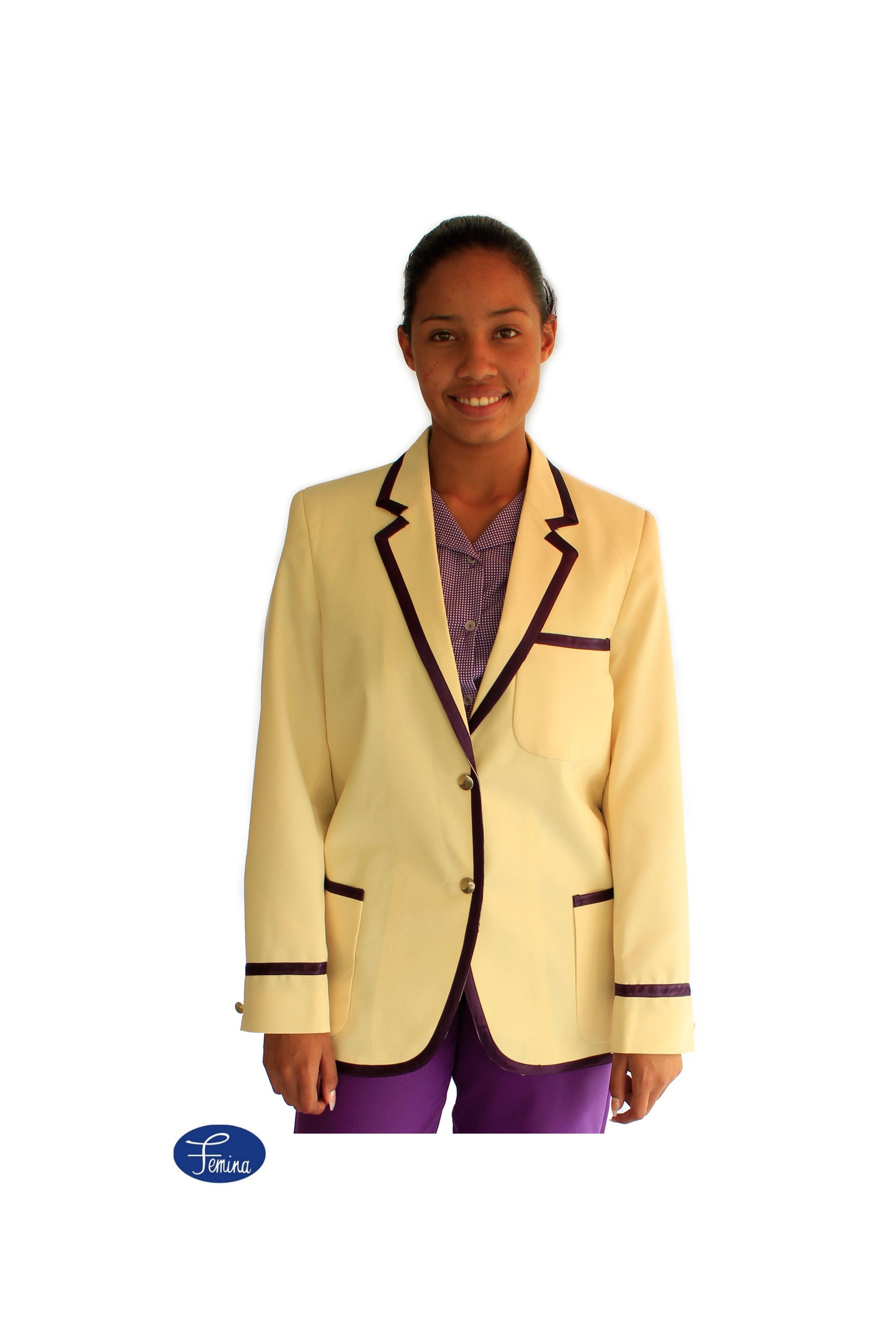 EATC Girl Cream Blazer – Femina Garments Zimbabwe